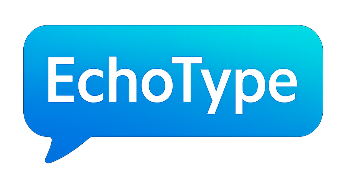 EchoType logo